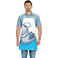 Whale Lovers T- Shirt Cute Whale Kids Water Sarcastic But Do I Have To  T- Shirt Kitchen Apron by maxcute