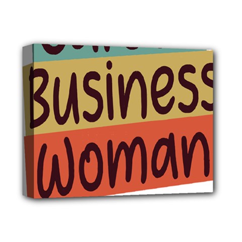 Woman T- Shirt Career Business Woman T- Shirt Deluxe Canvas 14  X 11  (stretched)