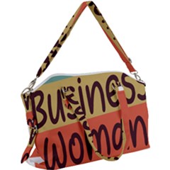 Woman T- Shirt Career Business Woman T- Shirt Canvas Crossbody Bag by maxcute