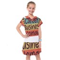 Woman T- Shirt Career Business Woman T- Shirt Kids  Drop Waist Dress View1