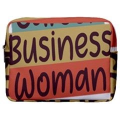 Woman T- Shirt Career Business Woman T- Shirt Make Up Pouch (large) by maxcute