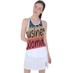 Woman T- Shirt Career Business Woman T- Shirt Racer Back Mesh Tank Top by maxcute