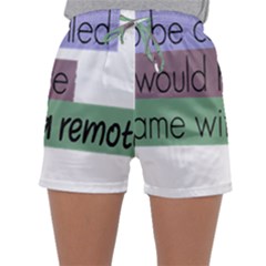 Woman T- Shirt If I Was Meant To Be Controlled I Would Have Came With A Remote T- Shirt (1) Sleepwear Shorts by maxcute