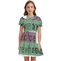 Woman T- Shirt If I Was Meant To Be Controlled I Would Have Came With A Remote T- Shirt (1) Kids  Bow Tie Puff Sleeve Dress by maxcute