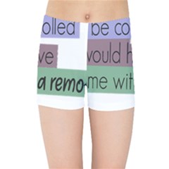 Woman T- Shirt If I Was Meant To Be Controlled I Would Have Came With A Remote T- Shirt Kids  Sports Shorts