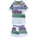 Woman T- Shirt If I Was Meant To Be Controlled I Would Have Came With A Remote T- Shirt Kids  Swim Tee and Shorts Set View1