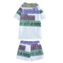 Woman T- Shirt If I Was Meant To Be Controlled I Would Have Came With A Remote T- Shirt Kids  Swim Tee and Shorts Set View2