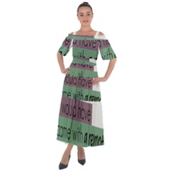 Woman T- Shirt If I Was Meant To Be Controlled I Would Have Came With A Remote T- Shirt Shoulder Straps Boho Maxi Dress  by maxcute