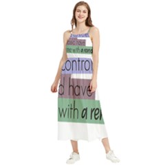 Woman T- Shirt If I Was Meant To Be Controlled I Would Have Came With A Remote T- Shirt Boho Sleeveless Summer Dress by maxcute