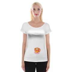 Women And Coffee T- Shirt Women All Around The World Take Their Coffee Differently  T- Shirt Cap Sleeve Top by maxcute