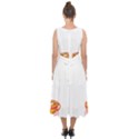 Women And Coffee T- Shirt Women All Around The World Take Their Coffee Differently  T- Shirt Midi Tie-Back Chiffon Dress View2