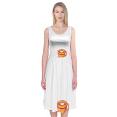 Women And Coffee T- Shirt Women All Around The World Take Their Coffee Differently  T- Shirt Midi Sleeveless Dress by maxcute