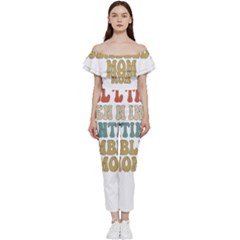 Women And Mom T- Shirt All The Women In The Paintings Resembled My Mom  T- Shirt Off Shoulder Ruffle Top Jumpsuit by maxcute