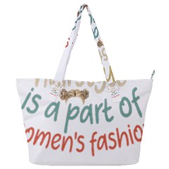 Women Empowerment Inspiring Quote Femin T- Shirt Women Empowerment Inspiring Quote Feminist Tee For Full Print Shoulder Bag by maxcute