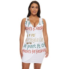 Women Empowerment Inspiring Quote Femin T- Shirt Women Empowerment Inspiring Quote Feminist Tee For Draped Bodycon Dress by maxcute