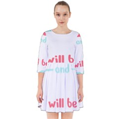 Writer Gift T- Shirt Just Write And Everything Will Be Alright T- Shirt Smock Dress by maxcute