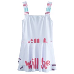 Writer Gift T- Shirt Just Write And Everything Will Be Alright T- Shirt Kids  Layered Skirt Swimsuit by maxcute