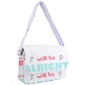 Writer Gift T- Shirt Just Write And Everything Will Be Alright T- Shirt Courier Bag View1