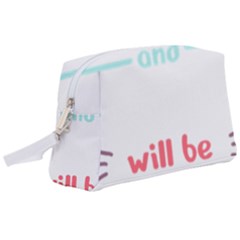 Writer Gift T- Shirt Just Write And Everything Will Be Alright T- Shirt Wristlet Pouch Bag (large) by maxcute