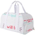 Writer Gift T- Shirt Just Write And Everything Will Be Alright T- Shirt Burner Gym Duffel Bag View1