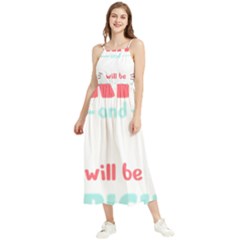 Writer Gift T- Shirt Just Write And Everything Will Be Alright T- Shirt Boho Sleeveless Summer Dress by maxcute