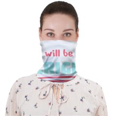 Writer Gift T- Shirt Just Write And Everything Will Be Alright T- Shirt Face Covering Bandana (adult) by maxcute