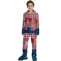 Country Bumpkin Kids  Long Sleeve Velvet Pajamas Set