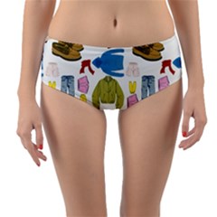 Clothes Amazing Fifa Photography Reversible Mid-waist Bikini Bottoms by Ravend