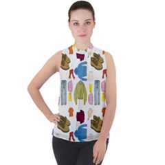 Clothes Amazing Fifa Photography Mock Neck Chiffon Sleeveless Top by Ravend