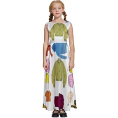 Clothes Amazing Fifa Photography Kids  Satin Sleeveless Maxi Dress by Ravend