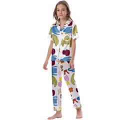 Clothes Amazing Fifa Photography Kids  Satin Short Sleeve Pajamas Set by Ravend