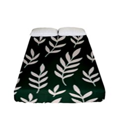 Leaves Foliage Plants Pattern Fitted Sheet (full/ Double Size) by Ravend