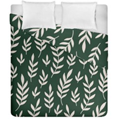 Leaves Foliage Plants Pattern Duvet Cover Double Side (california King Size) by Ravend