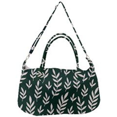 Leaves Foliage Plants Pattern Removal Strap Handbag by Ravend