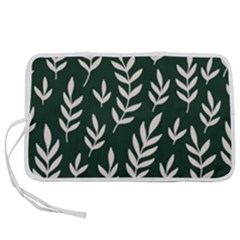 Leaves Foliage Plants Pattern Pen Storage Case (m) by Ravend