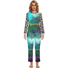 2023 02 08 18 04 00 Png Screenshot 20230208-171417 Donuts 2023 02 08 18 05 16 Png Womens  Long Sleeve Lightweight Pajamas Set