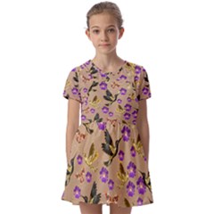 Felicity2 Kids  Short Sleeve Pinafore Style Dress