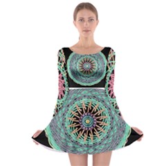 2023 02 08 18 04 00 Png 2023 02 08 18 05 16 Png Donuts Long Sleeve Skater Dress