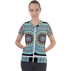 2023 02 08 18 04 00 Png 2023 02 08 18 05 16 Png Donuts Short Sleeve Zip Up Jacket by NeiceeBeazz