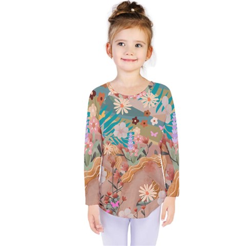 Beauty For Ashes  Kids  Long Sleeve Tee by PollyParadiseBoutique7