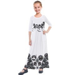 IM Fourth Dimension SAGARANTEN City Kids  Quarter Sleeve Maxi Dress