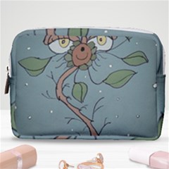 Fantasy Flower Drawing Make Up Pouch (medium) by dflcprintsclothing