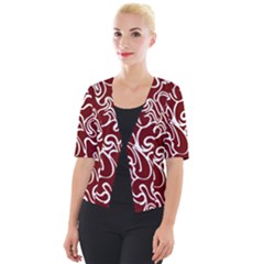 Berry Swirls Cropped Button Cardigan by ttlisted