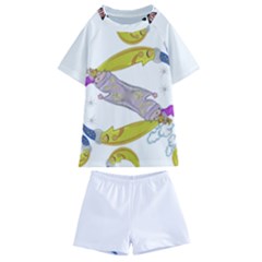 Komar 1 Kids  Swim Tee and Shorts Set