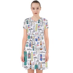 Medical Biology Detail Medicine Psychedelic Science Abstract Abstraction Chemistry Genetics Art Patt Adorable In Chiffon Dress