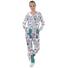 Medical Biology Detail Medicine Psychedelic Science Abstract Abstraction Chemistry Genetics Art Patt Women s Tracksuit