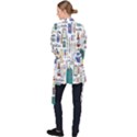 Medical Biology Detail Medicine Psychedelic Science Abstract Abstraction Chemistry Genetics Art Patt Long Sleeve Velvet Kimono  View2