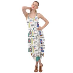 Medical Biology Detail Medicine Psychedelic Science Abstract Abstraction Chemistry Genetics Art Patt Layered Bottom Dress