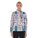 Medical Biology Detail Medicine Psychedelic Science Abstract Abstraction Chemistry Genetics Art Patt Women s Bomber Jacket View1