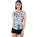 Medical Biology Detail Medicine Psychedelic Science Abstract Abstraction Chemistry Genetics Art Patt Back Cut Out Sport Tee View1